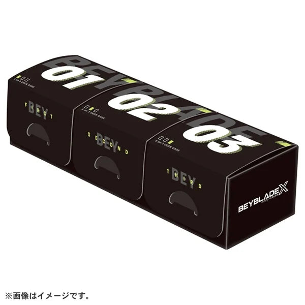 ベイブレードX BX-09 ベイバトルパス　BX-57 3on3デッキケース BX-57 3on3 Deck Case Black Ver. – BEY KINGDOM