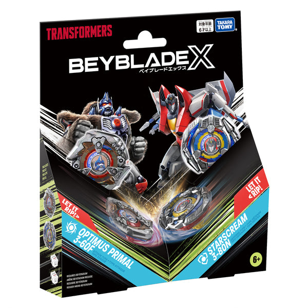 BX-00 Transformers Optimus Primal 3-60F / Starscream 3-80N (Double Starter)