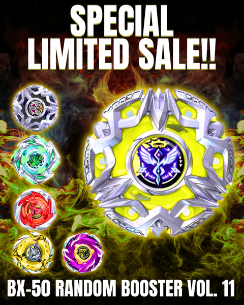 Limited Sale} BX-50 Random Booster Vol.11 – BEY KINGDOM